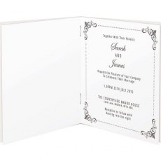 Papermania Wedding Ever After 6 x 6' Paper Inserts (25pk) - Wedding - White