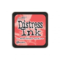Tim Holtz Distress Mini Ink Pad - Abandoned Coral - 4 For £11.49