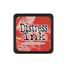 Tim Holtz Distress Mini Ink Pad - Fired Brick - 4 For £11.49