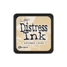 Tim Holtz Distress Mini Ink Pad - Antique Linen - 4 For £11.49