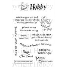 Hobby Art Ltd - Christmas Greetings Set Stamp