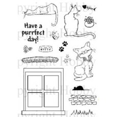 Hampton Art - Roarsome Tracey Hey Clear Stamps - HOBBYKUNST NORGE