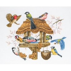 Anchor Bird Table Counted Cross Stitch Kit