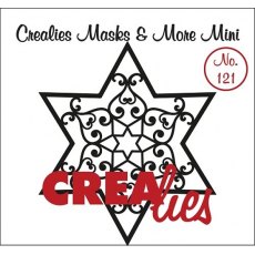 Crealies Masks & More 121 - Star B