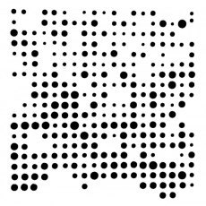 Indigoblu Stencil - Faded Dots (6'x 6') 3 For £10.49