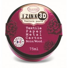 IZINK diamand - peinture textile scintillante colores Rouge 80ml