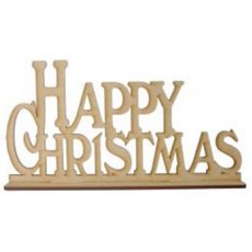 Creative Expressions MDF Happy Christmas