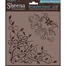 Sheena Douglass Decorative 7x7 Stencil - Ornate Finishes