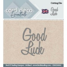 Card Deco Cutting Dies - Good Luck