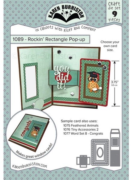 Karen Burniston Karen Burniston Rockin' Rectangle Pop-up Die 1089