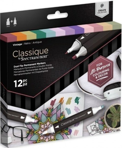 Crafter's Companion Spectrum Noir Classique (12PC) - Vintage