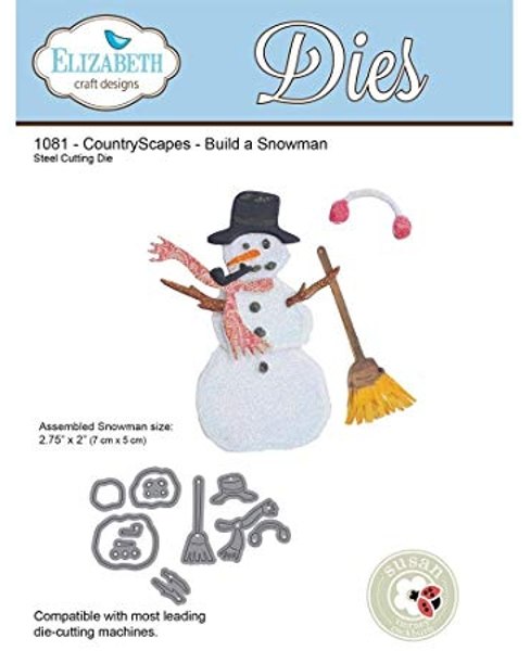 Elizabeth Craft Designs Elizabeth Craft Designs - Countryscapes - Build a Snowman 1081