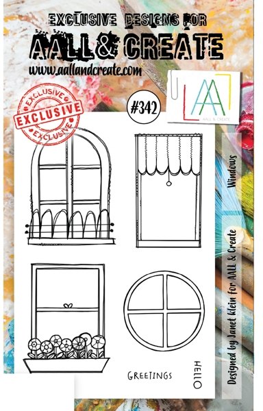 Aall & Create Aall & Create A6 Stamp #342 - Windows