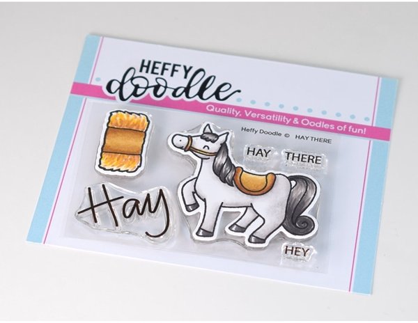 Heffy Doodle Heffy Doodle Stamp - Hay There HFD191