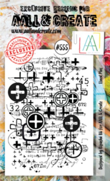 Aall & Create A6 Stamp #555 - Lined Plus