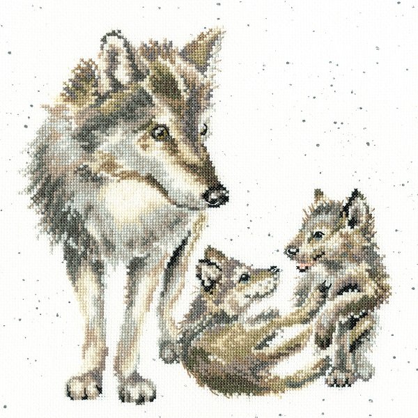 Bothy Threads Bothy Threads Wolf Pack Hannah Dale Counted Cross Stitch Kit XHD94