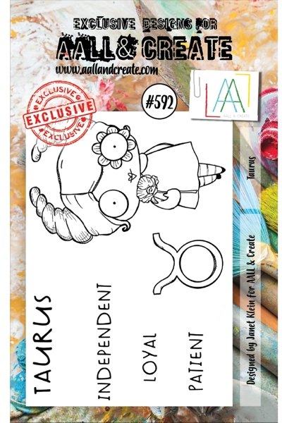 Aall & Create Aall & Create A7 Stamp # 592 - Taurus