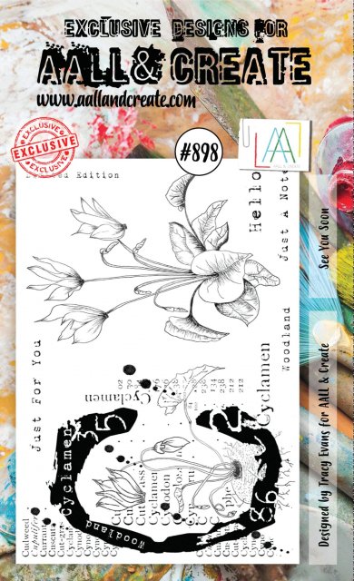 Aall & Create Aall & Create A6 STAMPS #898 - SEE YOU SOON