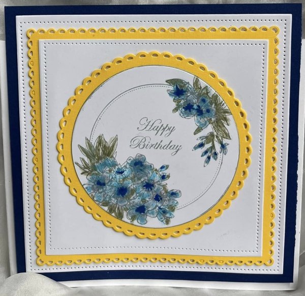 Two Jays Stamps - Spring Flower Frame