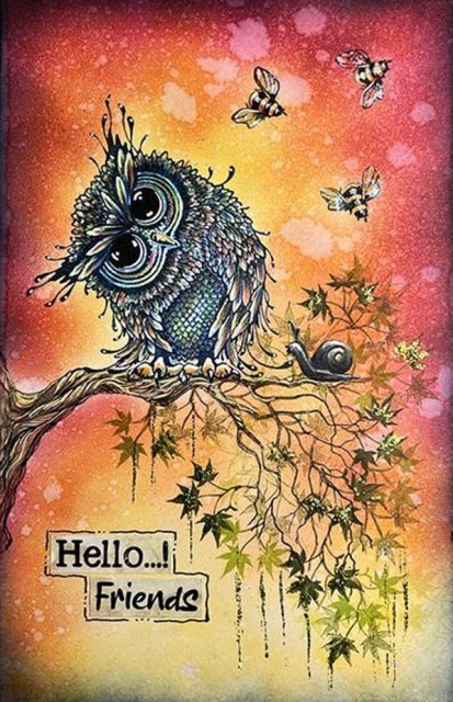 Lavinia Stamps Ginger Owl LAV799