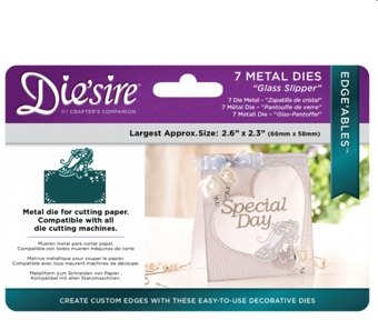 Crafters Companion Die'sire Edge'ables Glass Slipper Die Set