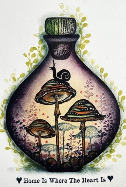 Lavinia Stamps Snailcap Single Mushroom Stamp LAV853 Lavinia