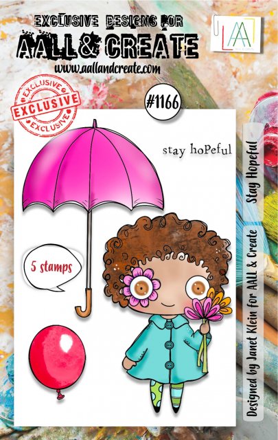 Aall & Create Aall & Create A7 STAMP SET - STAY HOPEFUL #1166