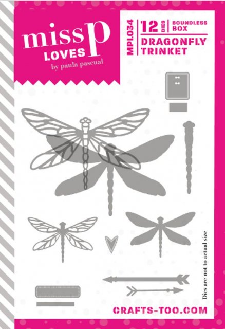 Crafts Too Miss P Loves Boundless Box - Dragonfly Trinket MPL034