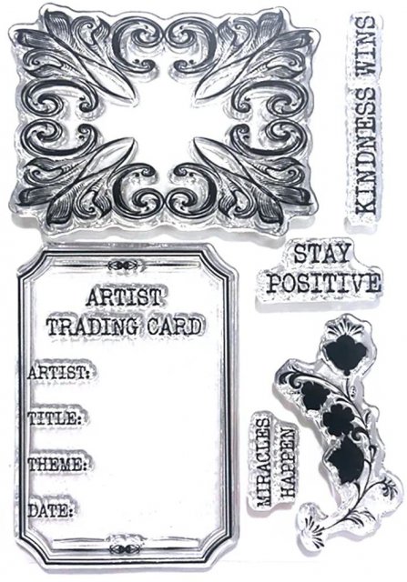 Elizabeth Craft Designs Elizabeth Craft Designs Classic ATC Clear Stamps CS362