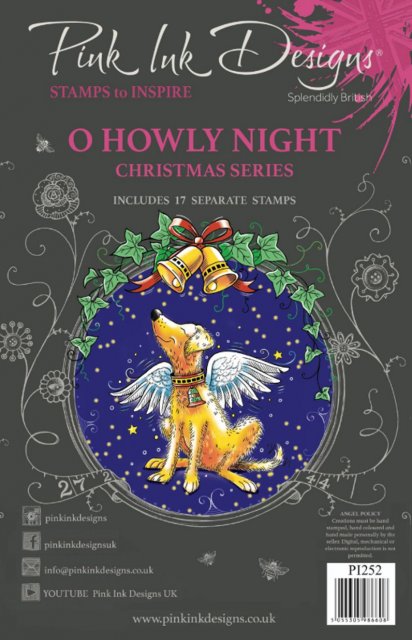 Pink Ink Pink Ink Designs O Howly Night 6 in x 8 in Clear Stamp Set PI252