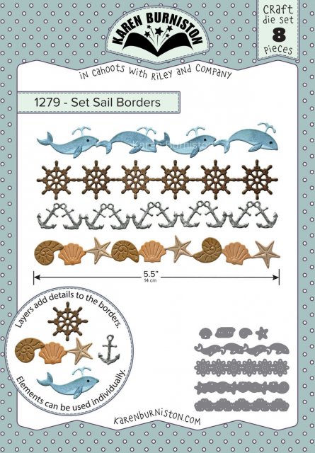 Karen Burniston Karen Burniston Die Set - Set Sail Borders 1279