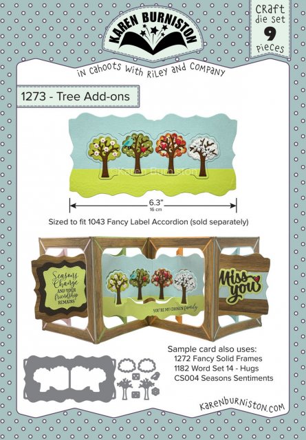 Karen Burniston Karen Burniston Die Set - Tree Add-ons 1273