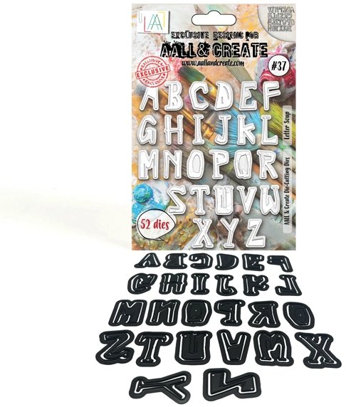 Aall & Create Aall & Create DIE-CUTTING DIE SET - LETTER SOUP #37