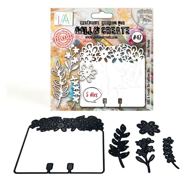 Aall & Create Aall & Create 14X14CM DIE-CUTTING DIE SET - FLORAL PARADE #47