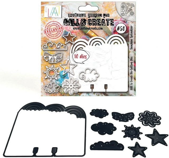 Aall & Create Aall & Create 14X14CM DIE-CUTTING DIE SET - SUNSHINE SPLENDOUR #50