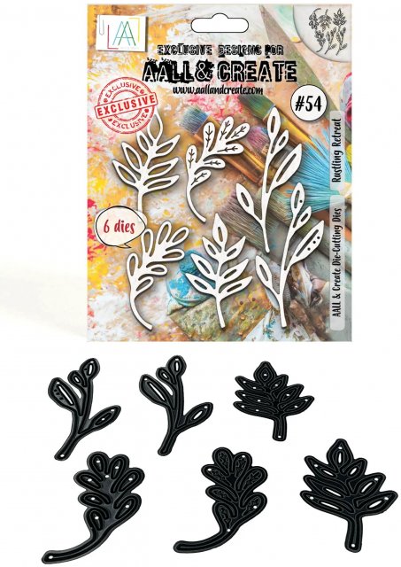 Aall & Create Aall & Create 11X14CM DIE-CUTTING DIE SET - RUSTLING RETREAT #54