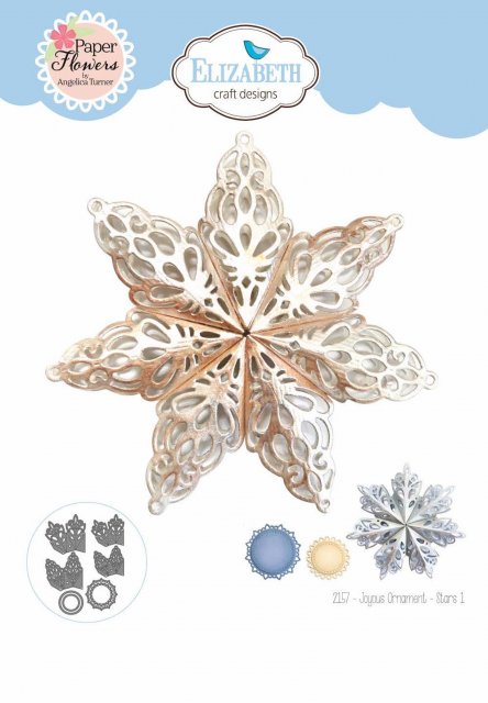 Elizabeth Craft Designs Elizabeth Craft Designs Joyous Ornament - Stars 1 Die 2157