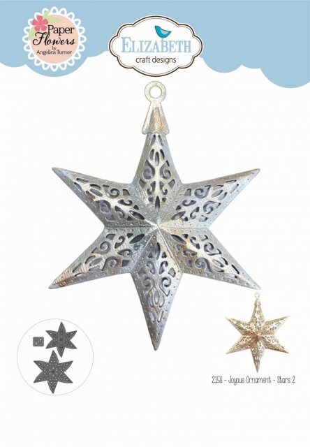 Elizabeth Craft Designs Elizabeth Craft Designs Joyous Ornament - Stars 2 Die 2158