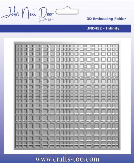 John Next Door John Next Door - 3D Embossing Folder - Infinity JND452