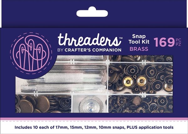 Crafter's Companion Threaders Snap Tool Kit - Brass