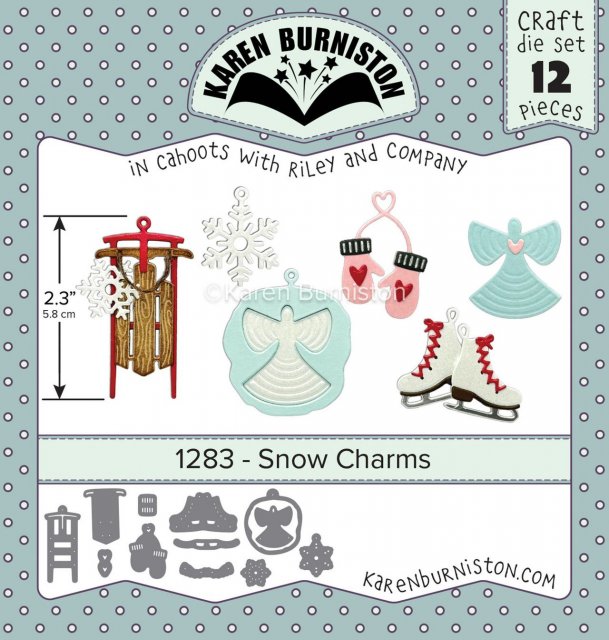 Karen Burniston Karen Burniston Die Set - Snow Charms 1283