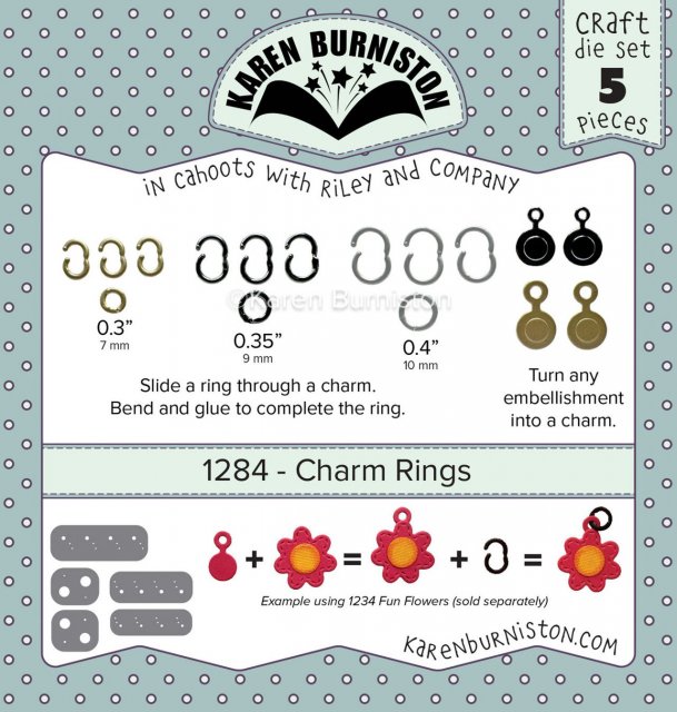 Karen Burniston Karen Burniston Die Set - Charm Rings 1284