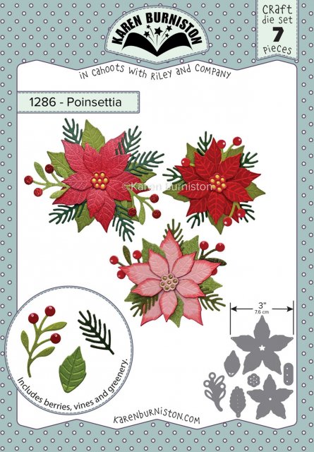 Karen Burniston Karen Burniston Die Set - Poinsettia 1286