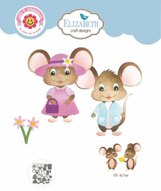 Elizabeth Craft Designs Elizabeth Craft Designs - Big Mouse Die 2203