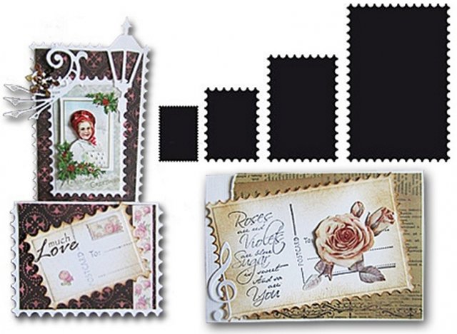 Marianne Design Creatables Cutting Dies Postage Stamps Cr1223