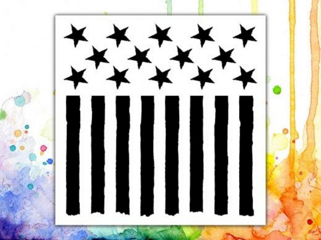 Visible Image Visible Image Stencils - Stars & Stripes