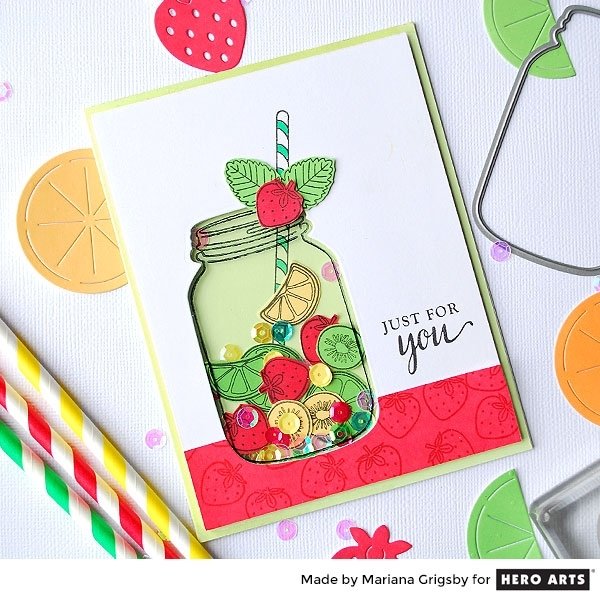 Hero Arts Mason Jar Bugs Stamp CL953 - Hero Arts - HixxySoft