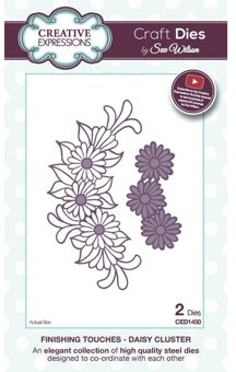 Creative Expressions Sue Wilson Finishing Touches Daisy Cluster Die Set