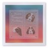 Clarity Clarity Stamp Ltd Springer Spaniels A6 Square Groovi Baby Plate