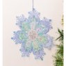 Crafter's Companion Sara Davies Glittering Snowflakes - Plastic Template - Statement Snowflake